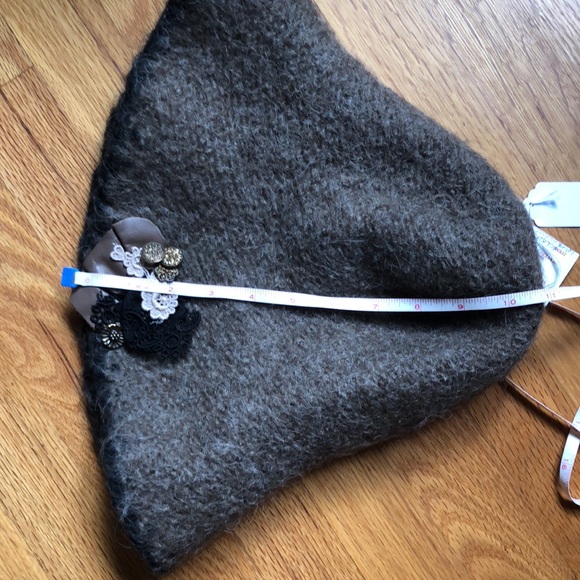 Felted Wool Hat Handmade Winter Cloche VTG EC Rare Find - Picture 10 of 14